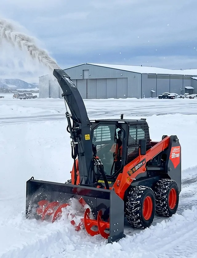 Snow and ice removal attachments worldwide