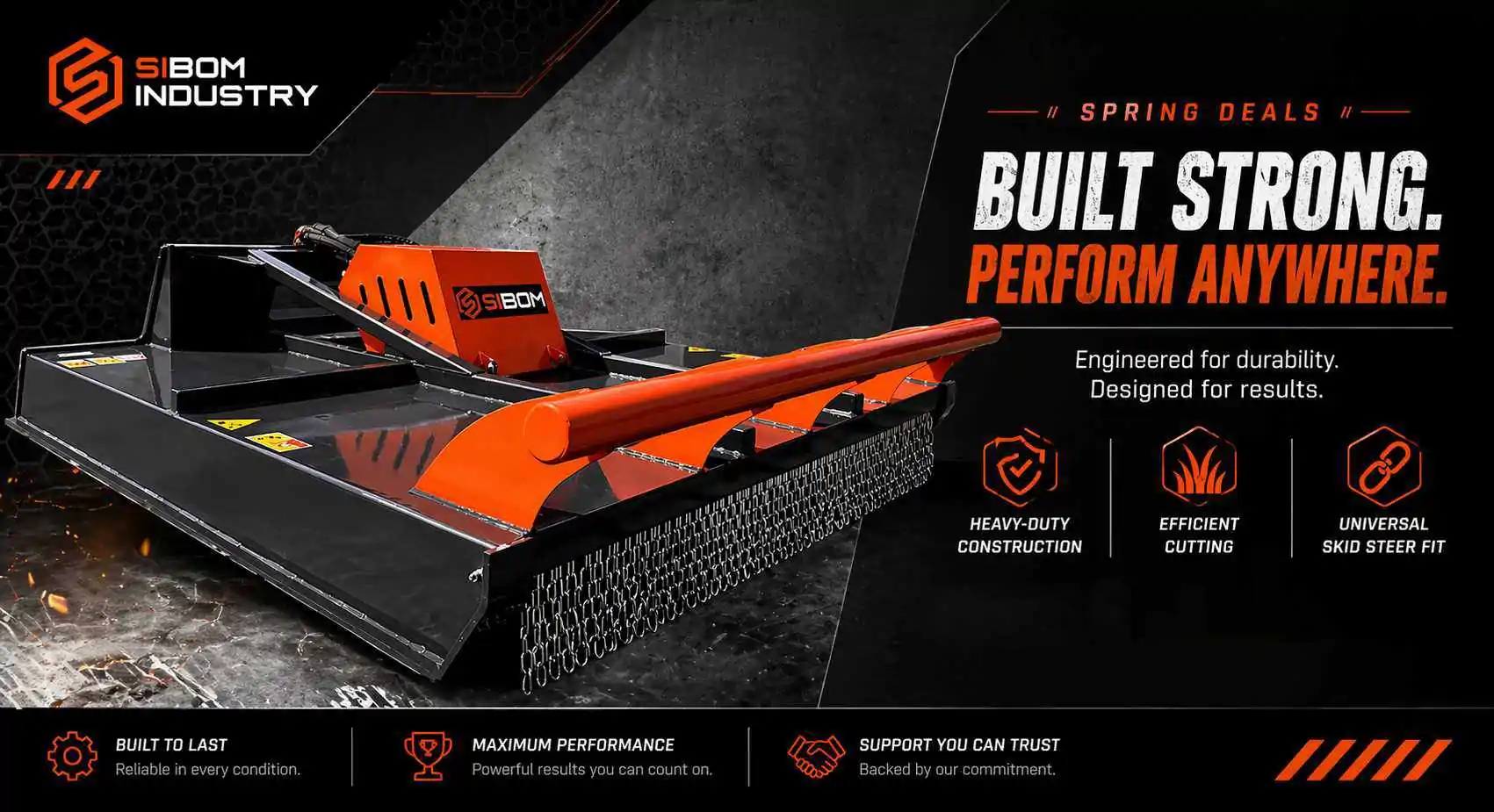 skid steer and wheel loader attachments for global construction sites